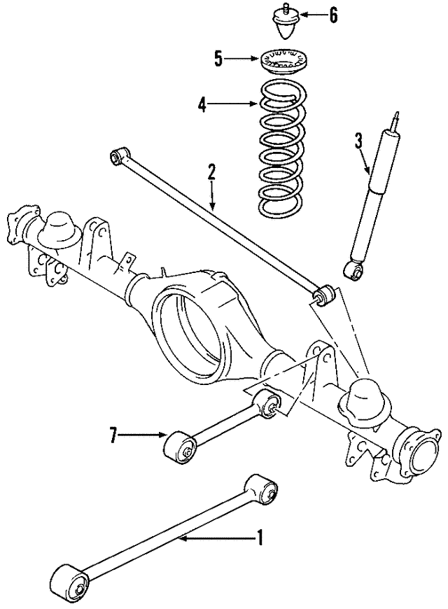 2003 Chevy Trailblazer Suspension Parts - Automobile Components Parts