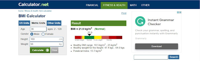 Cara Menghitung Berat Badan Ideal dengan Kalkulator BMI Secara Online