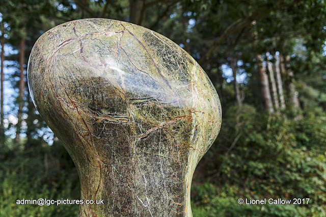 Emerald Veined Torso Made from Indian Marble sculpture with a beautiful textures and colours