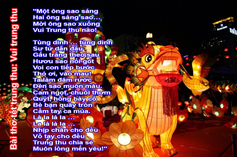 BÃ i thÆ¡ táº¿t trung thu: Vui trung thu