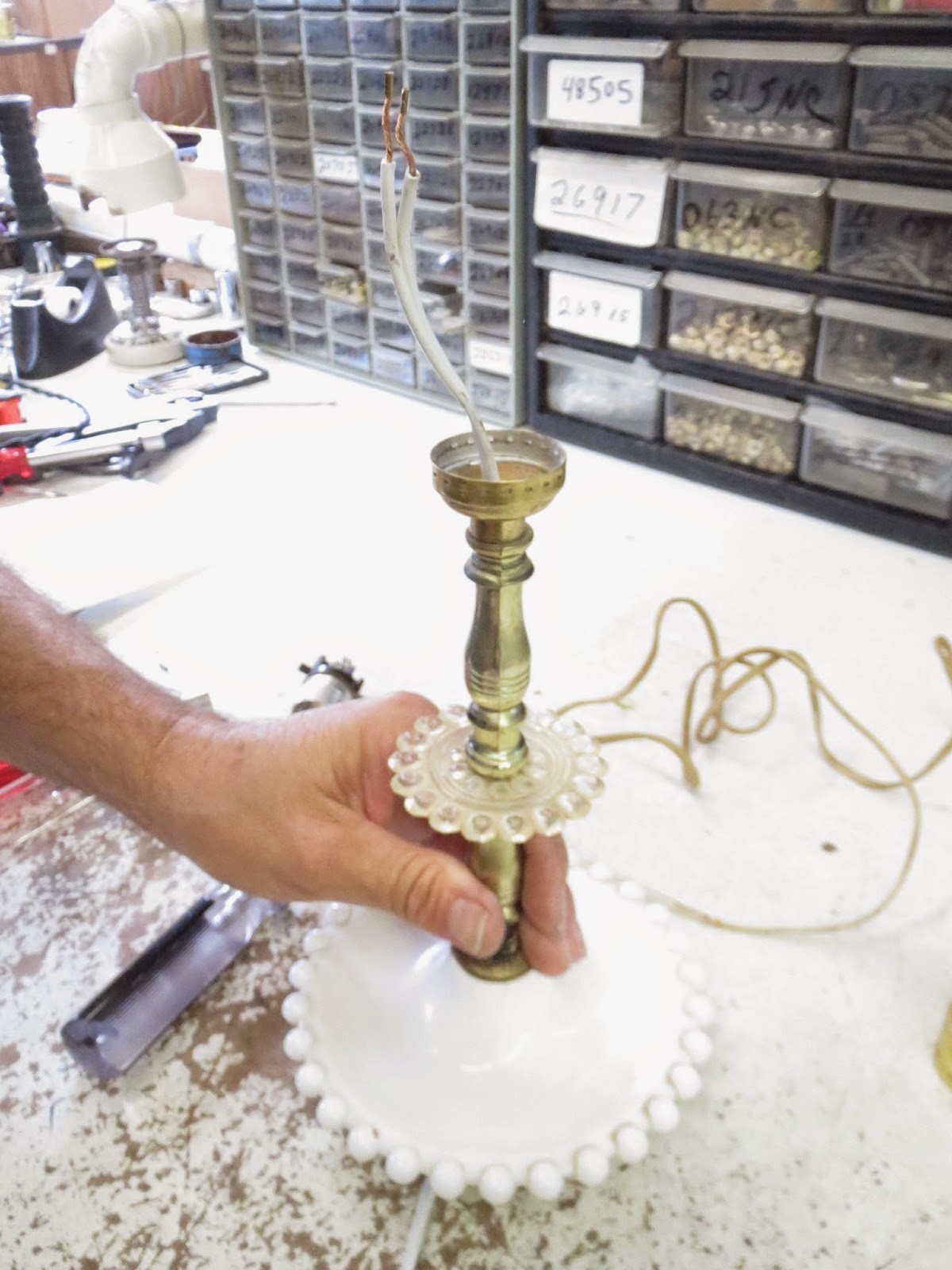 Replacing Cord On Lamp