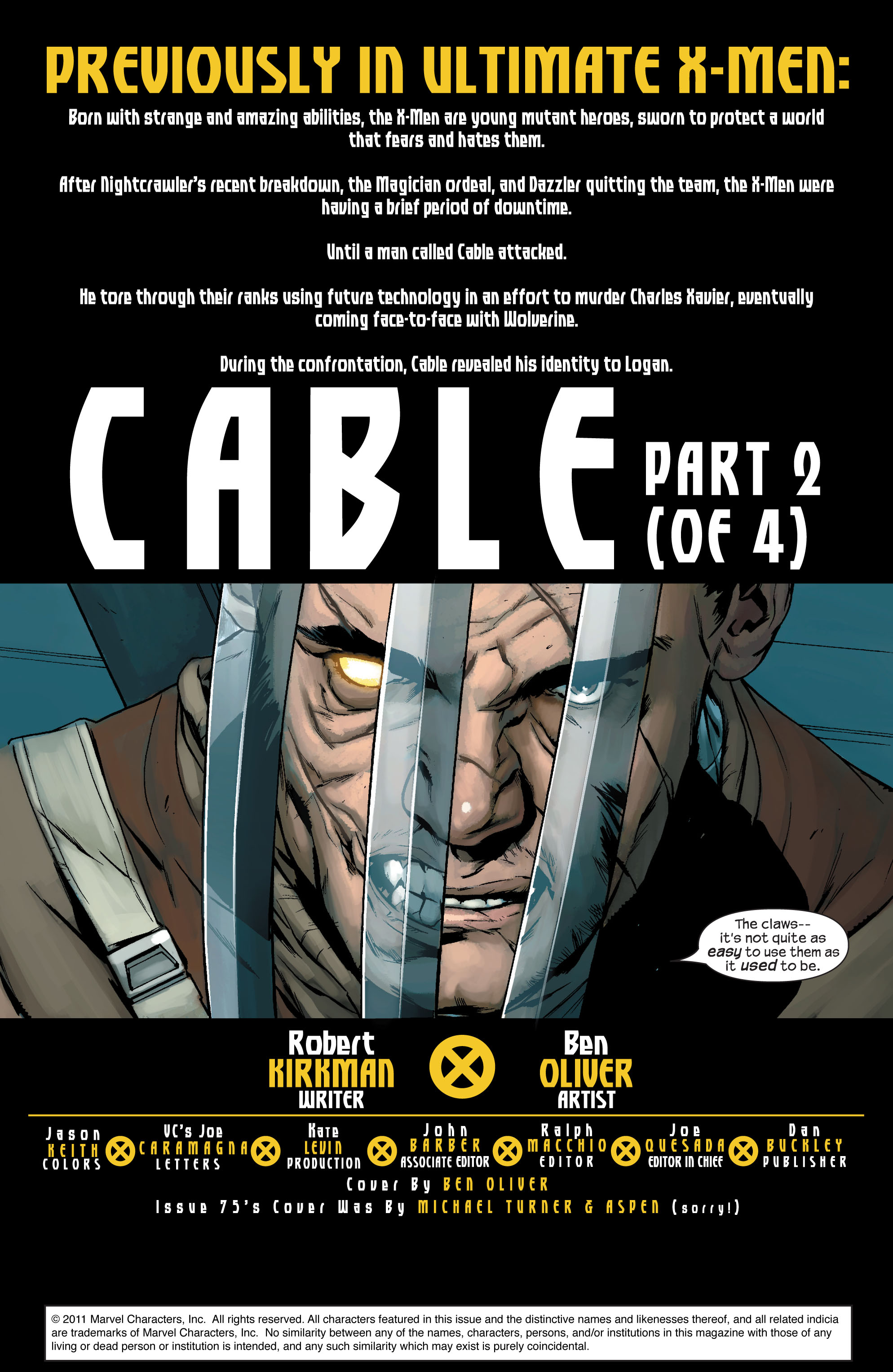 Read online Ultimate X-Men comic - Issue #76 - 2