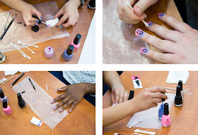 Beginner nail art workshop by @chalkboardnails