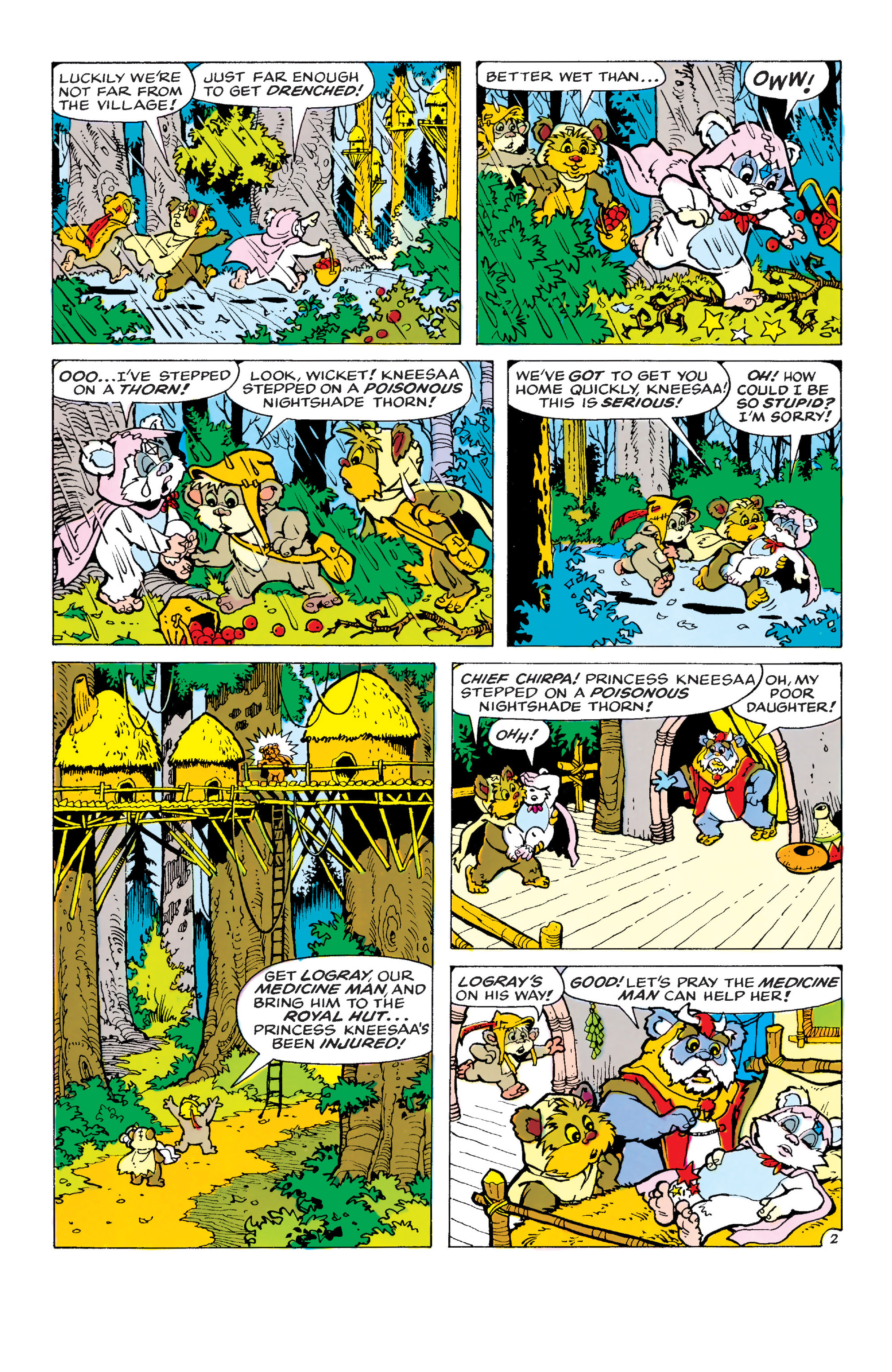 Read online Ewoks comic -  Issue #1 - 3