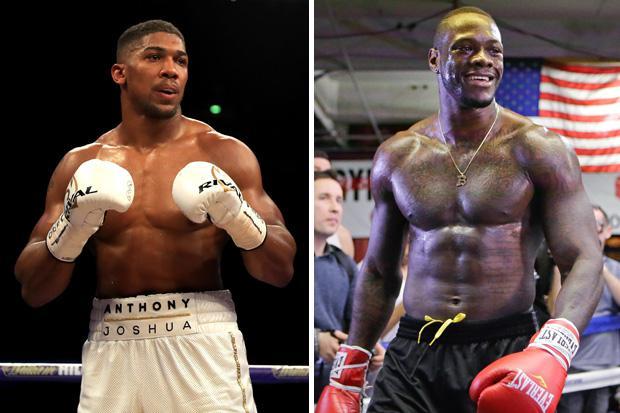 Anthony Joshua and Deontay Wilder 