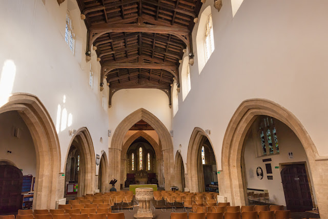 St Mary's church interior at Witney by Martyn Ferry Photography