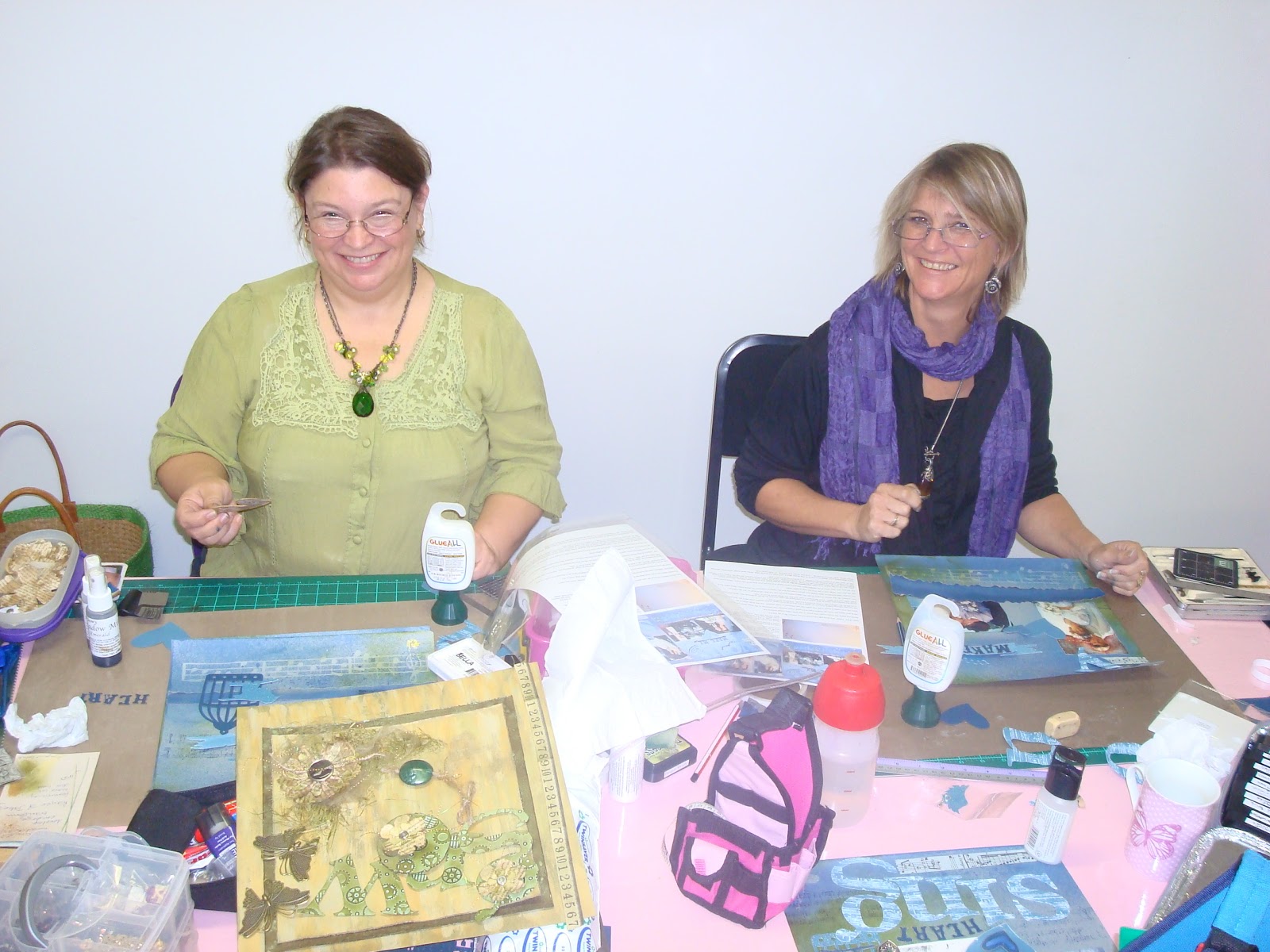 Bella's Creative Space Class at the Scrapbook Factory Shop
