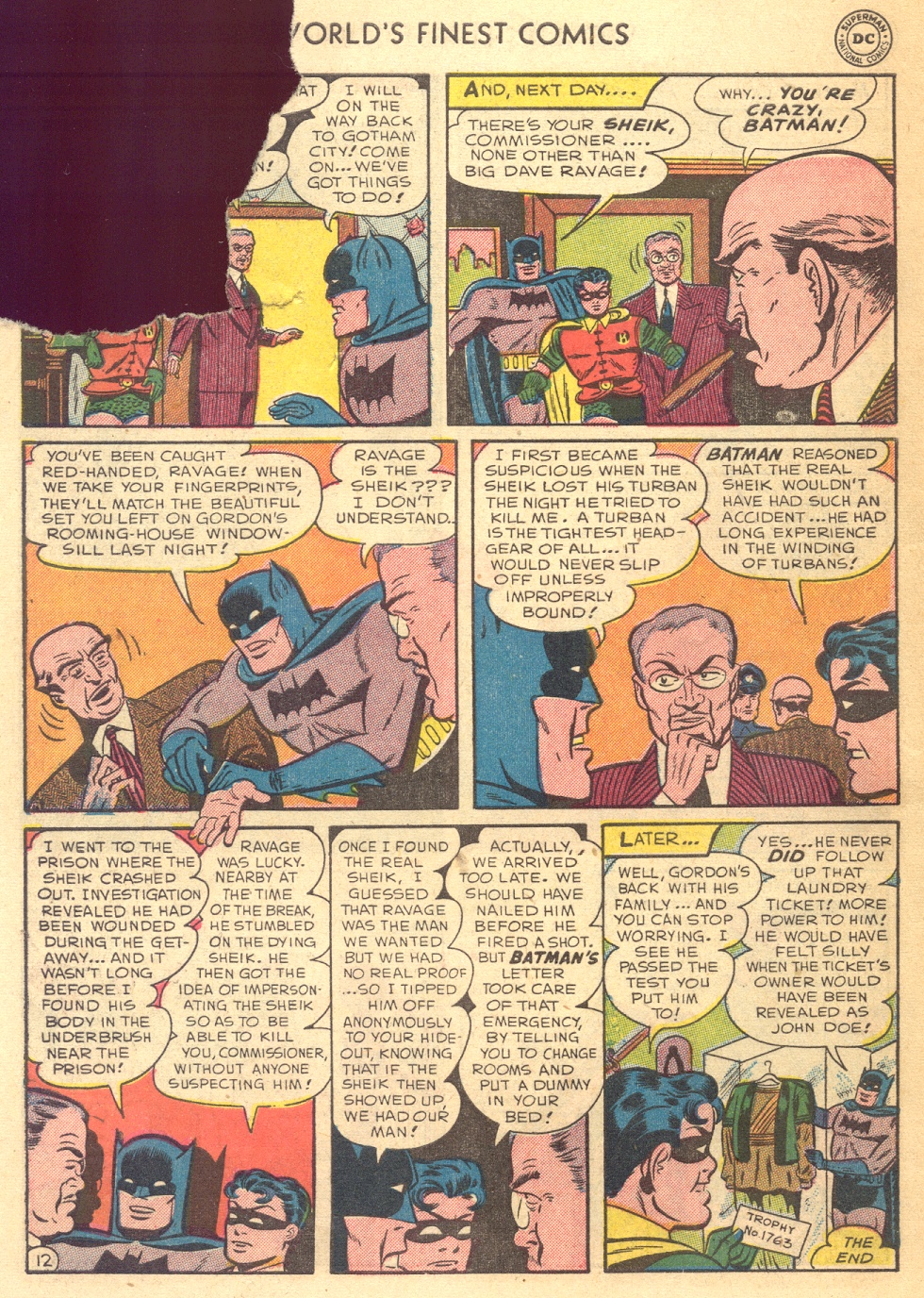 Read online World's Finest Comics comic -  Issue #53 - 74