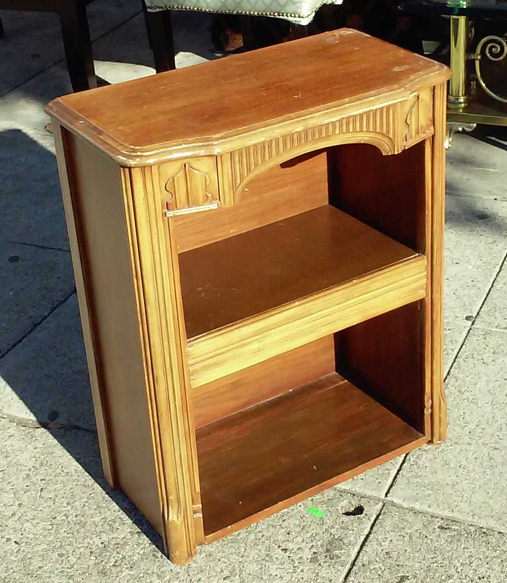 UHURU FURNITURE & COLLECTIBLES SOLD **REDUCED** Small Sturdy Mahogany