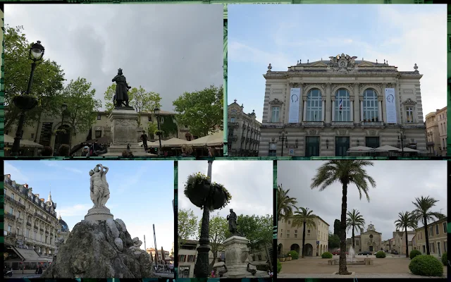 Town and city squares/plazas in Languedoc, France