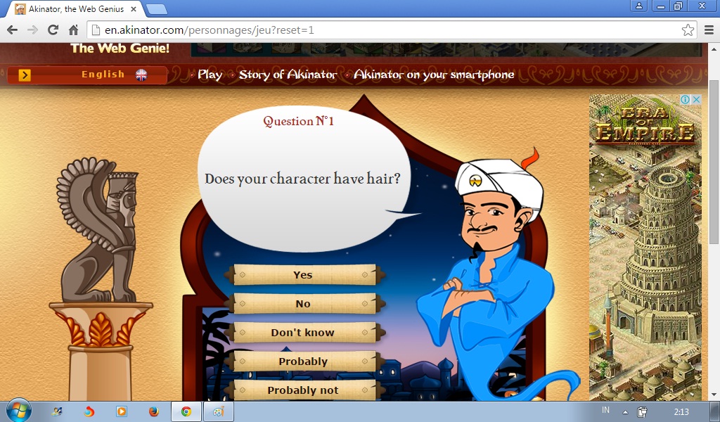 SCARICARE AKINATOR DA