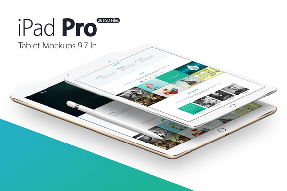 All New iPad Pro Mockups