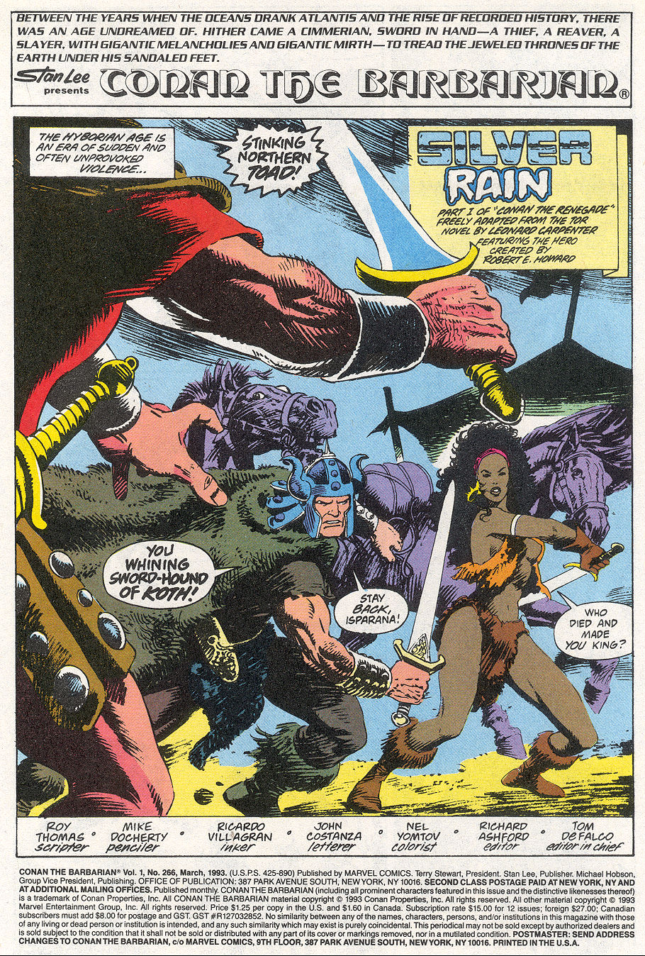 Read online Conan the Barbarian (1970) comic -  Issue #266 - 2
