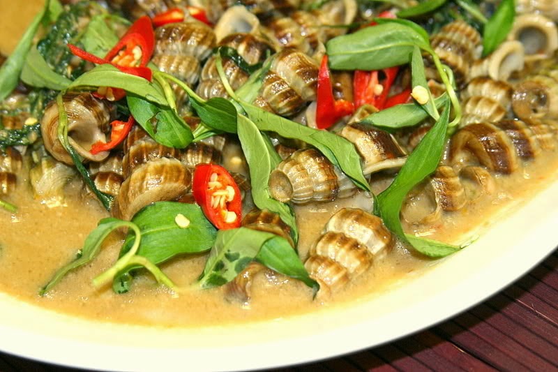 Béo ngậy ốc len xào dừa Bạc Liêu ~ Du lịch Sinh Thái Miền Tây