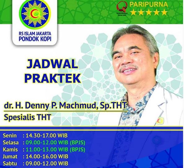 Jadwal Dokter Spesialis THT, Kulit &amp; Kelamin, Rehabilitasi