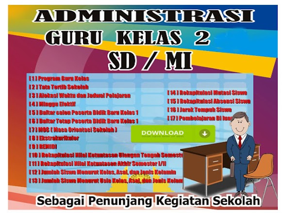 41 File Manajemen Guru Kelas 2 Sd/Mi Format Words