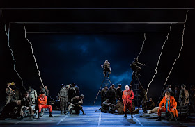 IN PERFORMANCE: a scene from FRANCESCA ZAMBELLO's production of Richard Wagner's GÖTTERDÄMMERUNG at Washington National Opera, May 2016 [Photo by Scott Suchman, © by Washington National Opera]