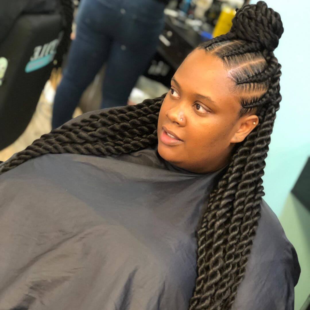 34 Amazing Crochet Braided Hairstyle Ponytails For Black Women