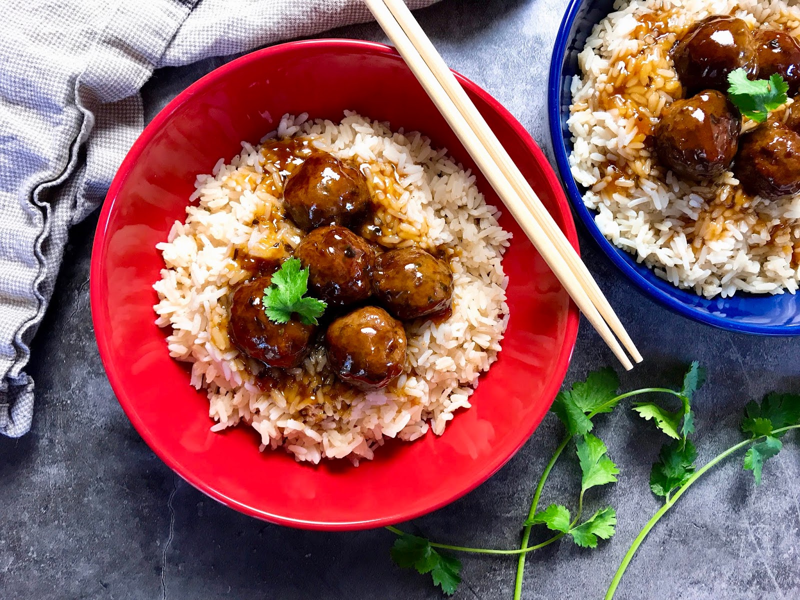 Sweet and Savory Asian Meatballs
