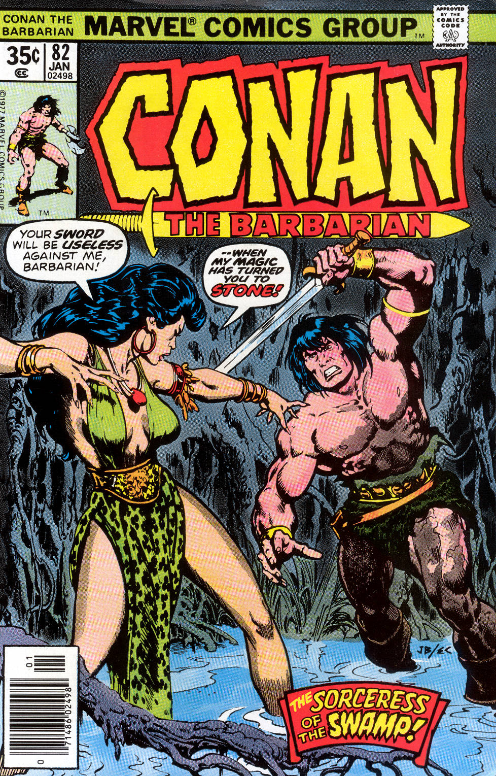 Read online Conan the Barbarian (1970) comic -  Issue #82 - 1