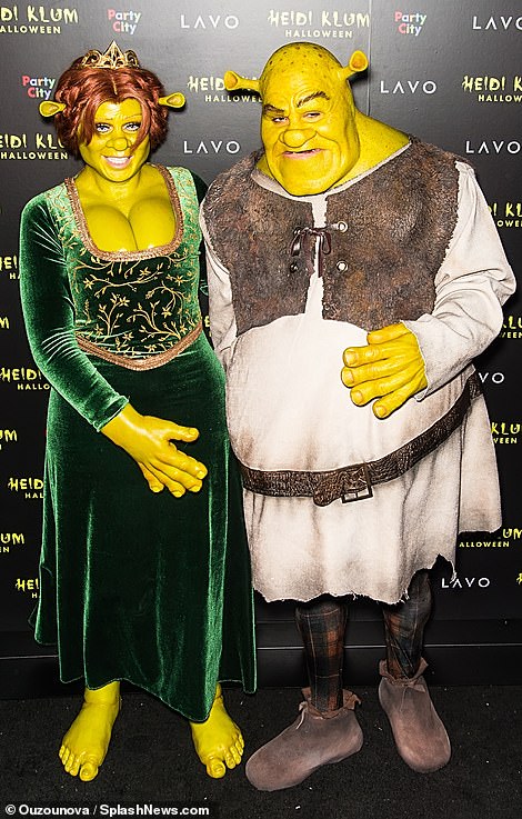 Starrlab Heidi Klum Beau Tom Kaulitz As Fiona And Shrek