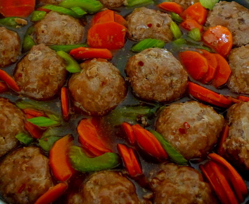 SWEET AS SUGAR COOKIES Oyster Sauce Meatballs