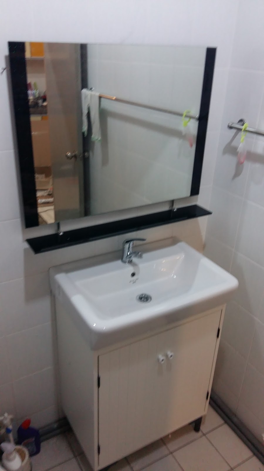 Kabinet Bilik Mandi Dengan Sinki Laci Bilik Mandi Modular 3