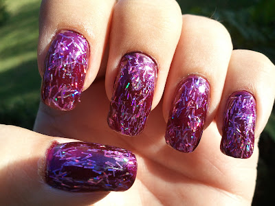 Glittery Fingers & Sparkling Toes: Pink and Purple Glitter