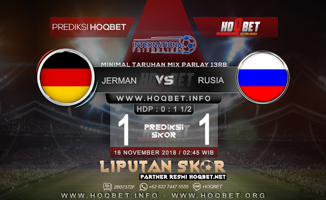 Prediksi Jerman vs Rusia 16 November 2018 http://www.liputanskor.com/