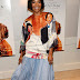Gabrielle Union stuns in colorful top and midi skirt as she attends an event in LA