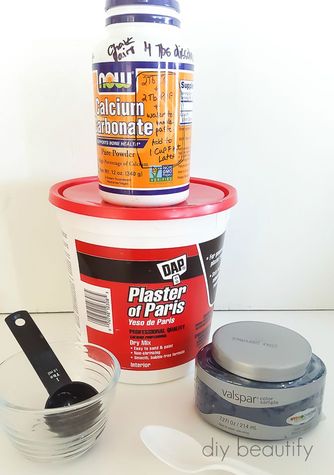 How to Make DIY Chalk Paint Using Store Samples DIY Beautify