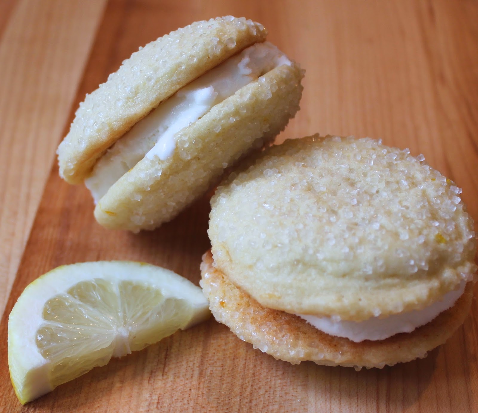 Lemon Cookies + Lemon Ice Cream = Lemon Ice Cream Sandwiches Then