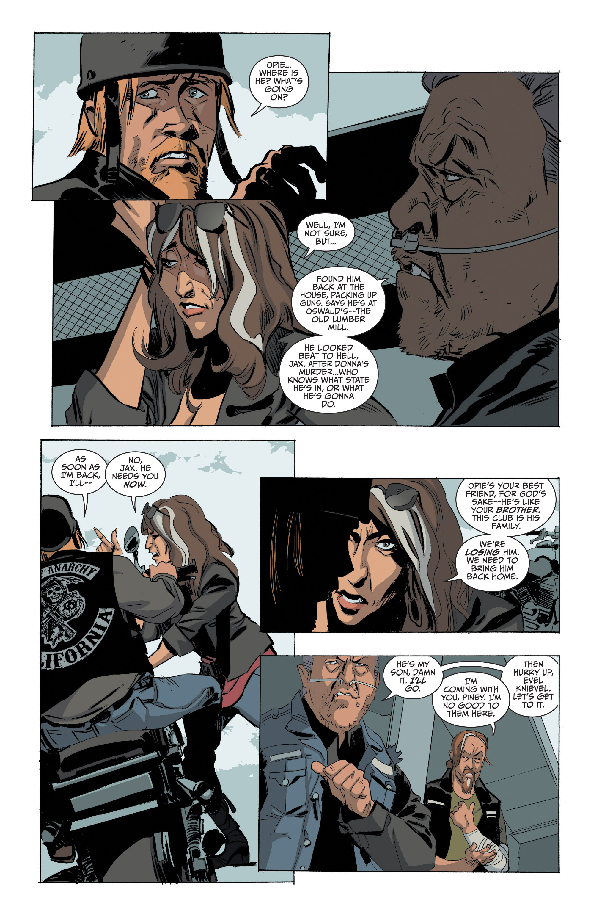 Read online Sons of Anarchy comic -  Issue #24 - 16