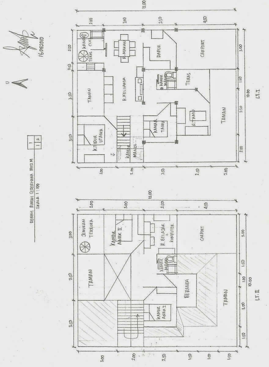 Desain Rumah Minimalis 10 X 13 Gambar Foto Desain Rumah