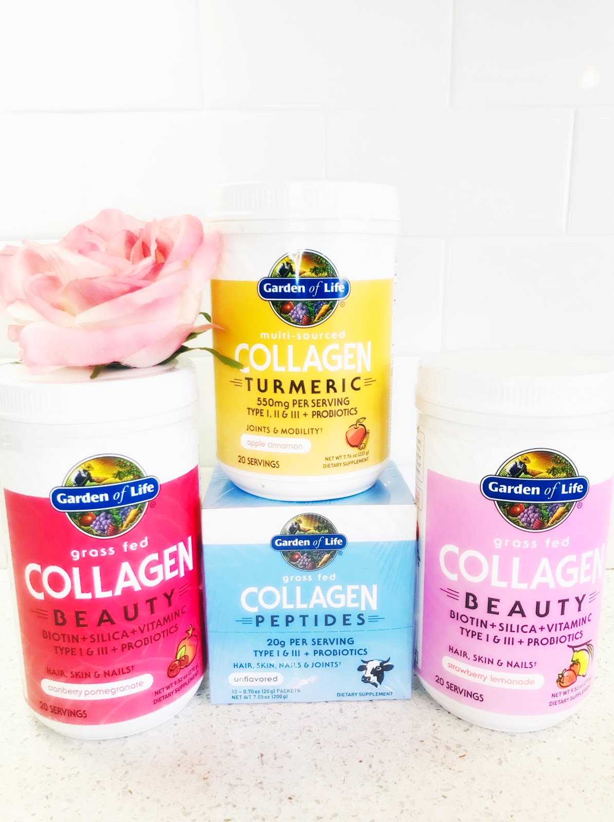 Improve Skin Elasticity, Nail & Hair Strength & Joint Mobility w/ Garden of Life's Amazing Collagen