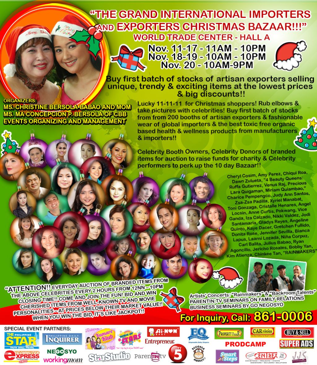 Manila Shopper The Grand International Advanced Christmas Bazaar