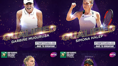 Finales WTA 2017: Muguruza, Halep, Pliskova, Svitolina y Williams clasificadas