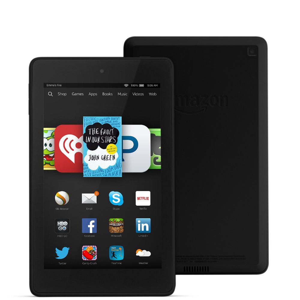 Fire HD 6, 6" HD Display, WiFi, 8 GB Includes Special Offers, Black