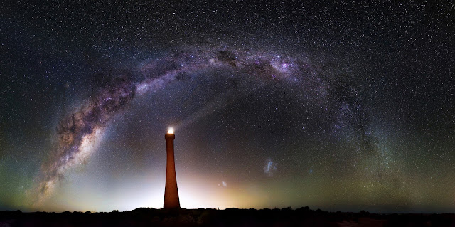  Milky Way Galaxy seen over Guilderton Lighthouse