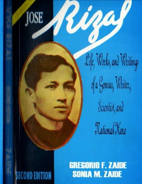 life and works of jose rizal gregorio zaide