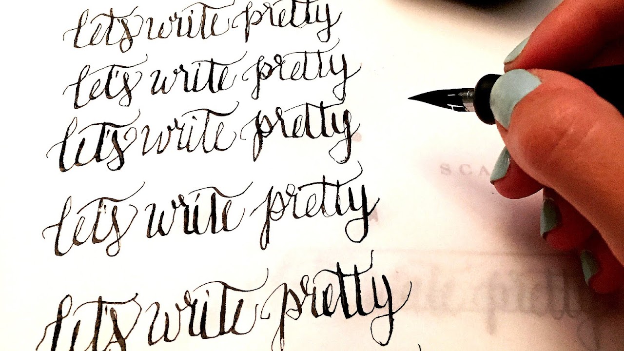 Learning To Write Calligraphy Calligraph Choices