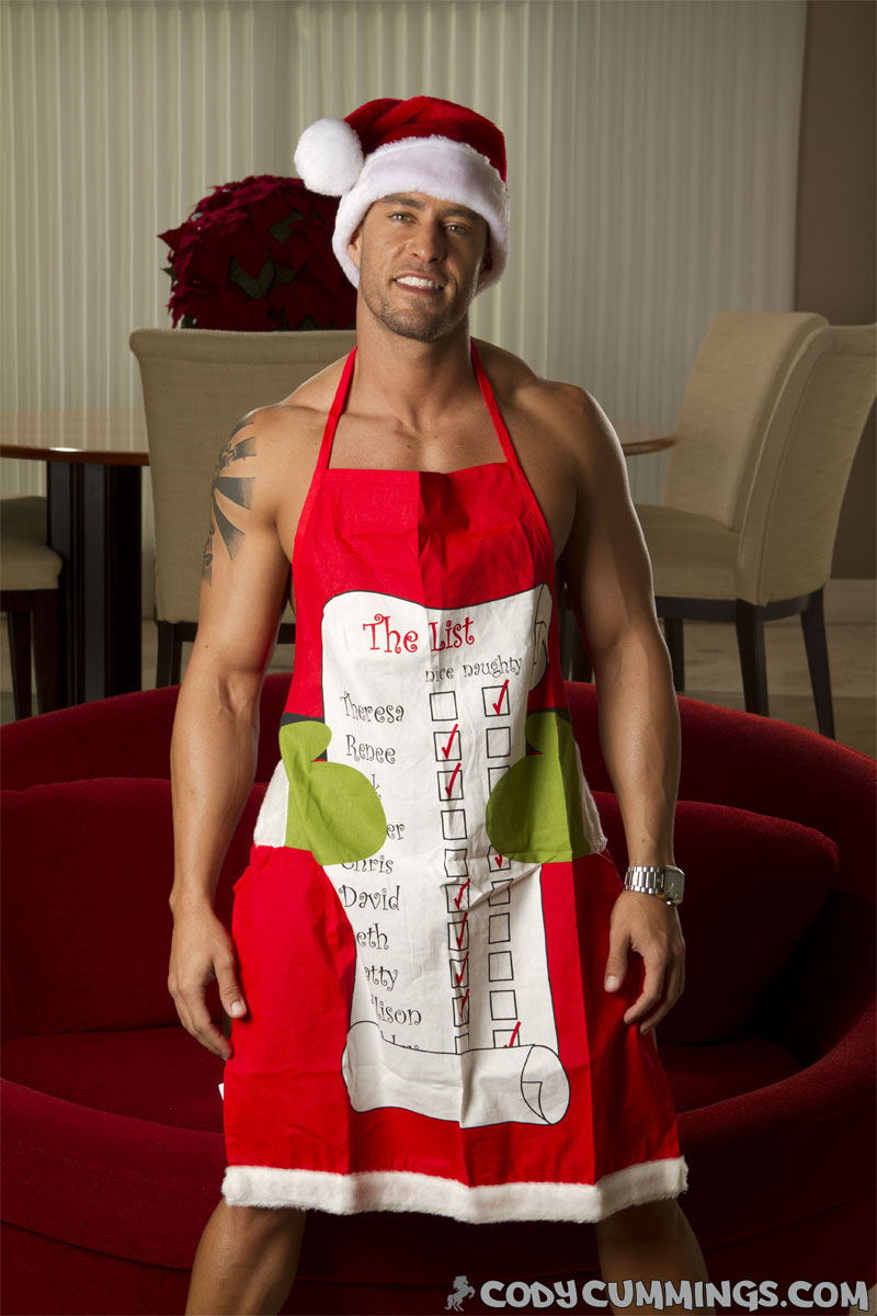Naked male hotties: Cody's Christmas in July