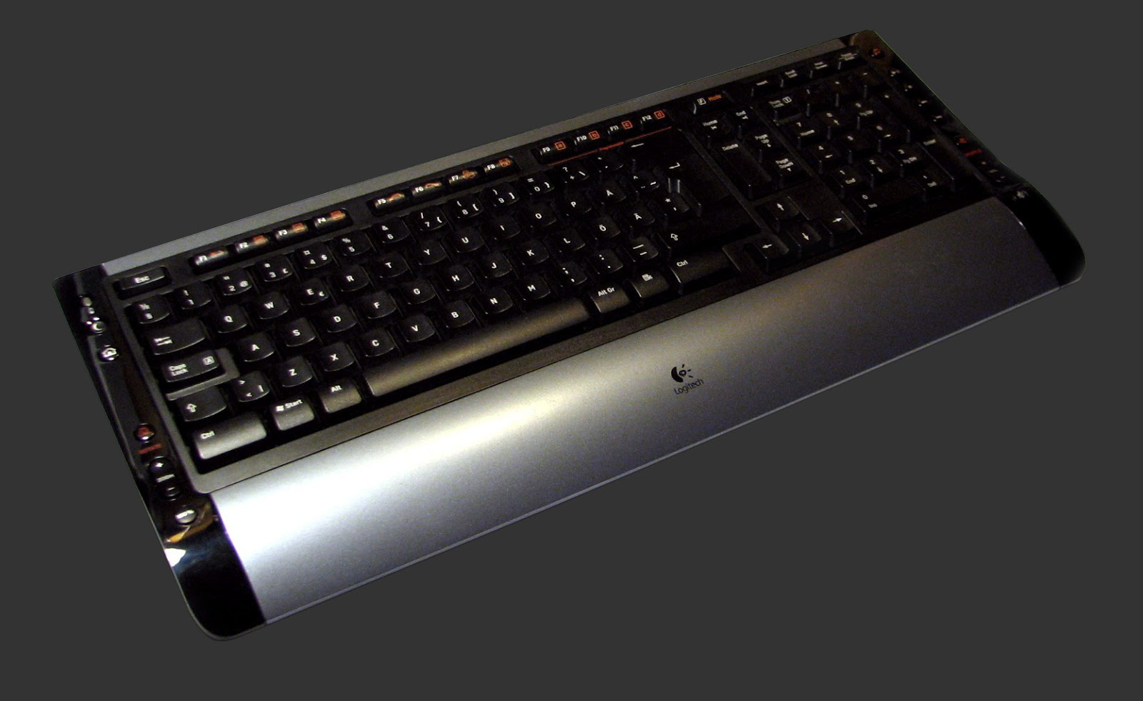 absorptions: on a wireless keyboard