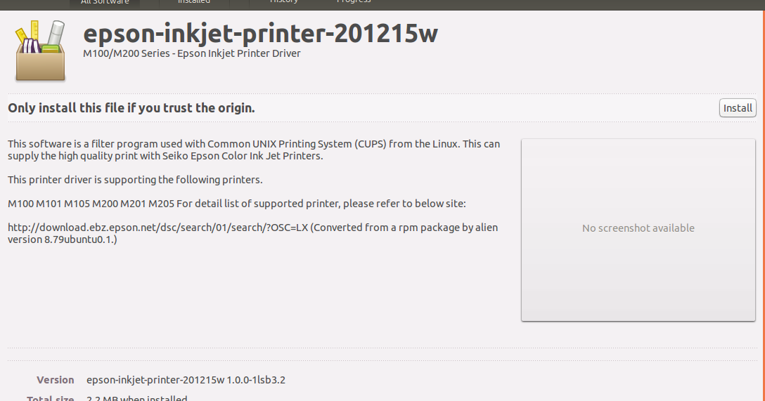 New Driver: l210 32