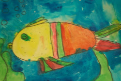 fish kindergarten watercolor