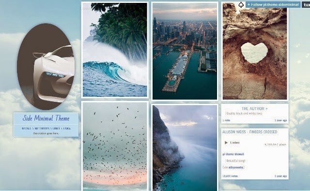 Side Minimal - Free Minimal Tumblr Theme