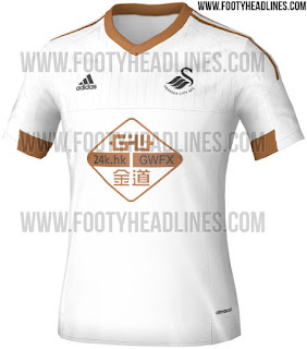 Jersey Swansea city home terbaru musim depan 2015/2016 gambar ilustrasi Jersey Swansea city home terbaru musim depan 2015/2016
