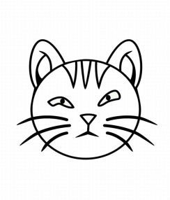 Download Cat Face Coloring ~ Child Coloring