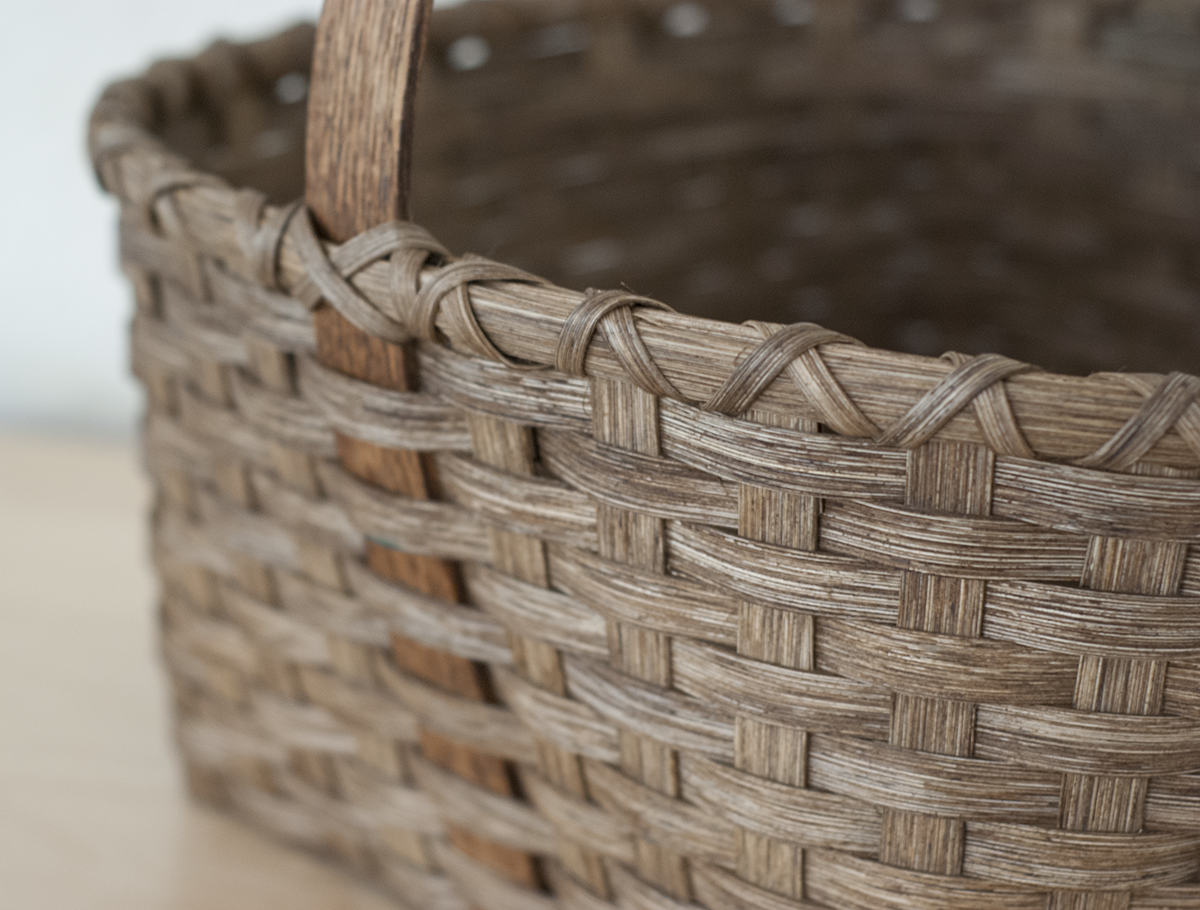 Turquoise and Twill Wedding Baskets