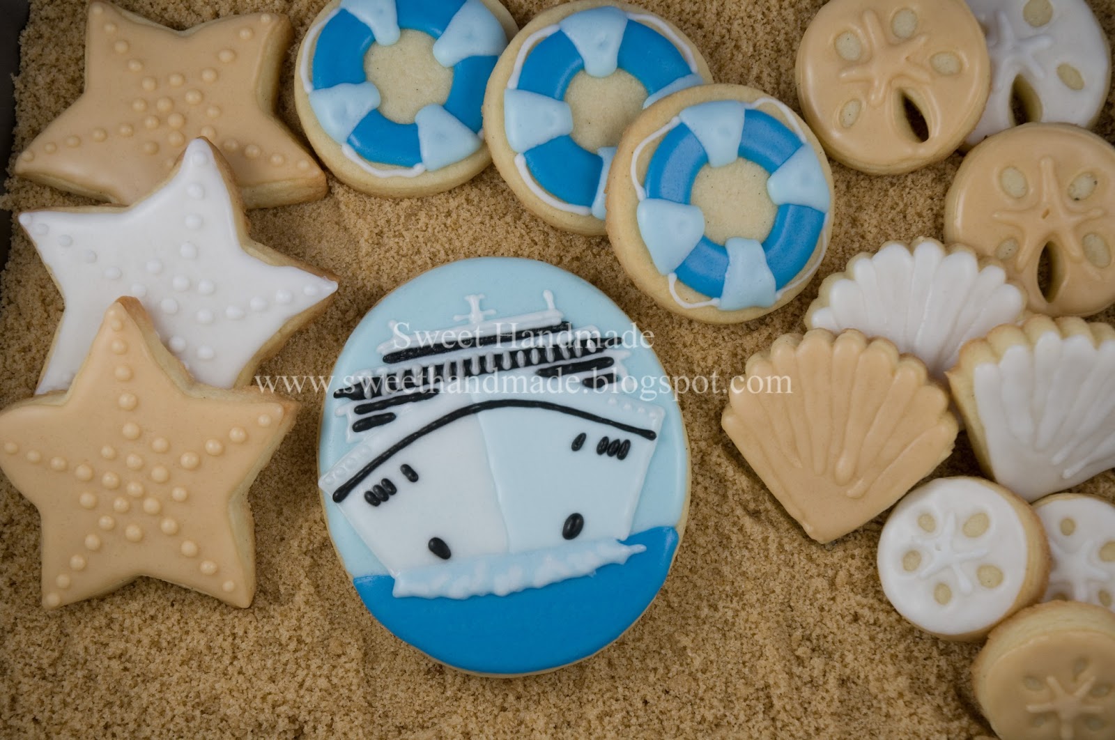 Sweet Handmade Cookies Cruise Ship Vacation Cookies
